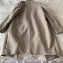 Uniqlo Double Breasted Oversized Light Weight Wool Blend Tailored Coat Photo 4