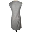 Theory  Sleeveless Wool Blend Sheath Dress Gray Size 4 Photo 1