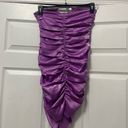 The Moon Sky to  purple strapless dress Photo 2