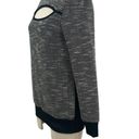 Koral  Breach Open Front Pullover Sweater Slub Gray Black Size Small Photo 4