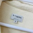 By Together  Basic Cream Tortoise Button Down Oversized Corduroy Shacket Sz Sm Photo 4