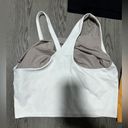 Lululemon  Women’s Everlux Asymmetrical Tennis Workout White Tank Top Exercise Photo 2