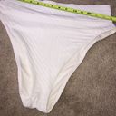 Aerie XL White High Cut Cheeky Bikini Bottom Photo 3