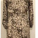 Rebecca Taylor  Leopard Print Faux Wrap Dress w/ Belt Photo 2