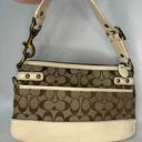 Coach Vintage  Legacy Satchel Brown Canvas & White Leather Bag VGUC #11140 Photo 1