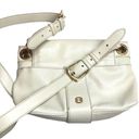 Monet  Shoulder Bag Gold Hardware Cream Vegan Leather Beige Envelope Purse Size M Photo 1