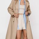 Banana Republic  | Classic Twill Trench Coat in light tan | womens small Photo 10