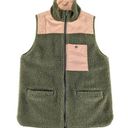 United by Blue  Military Green Sherpa Fleece Vest - Women's Size Medium Photo 0