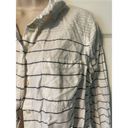 Merona Women's  Striped Button-Down Shirt M Photo 6