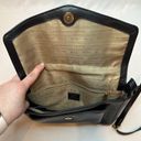 Ralph Lauren Vintage Y2K  Genuine Leather Bramley Messenger Black Crossbody Bag Photo 6