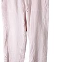 Soft Surroundings  Women's Lounge Pants Size M Pale Pink‎ Straight Leg Cropped Photo 0