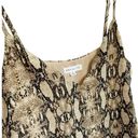 Socialite  Snake Print Scalloped Neckline Cami Blouse SZ M Photo 4