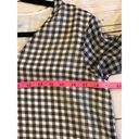 Calvin Klein Small  Black and White plaid check Work Career Blouse Photo 7