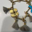 Shiraleah New  Freya Gray Tassel Charm Bracelet‎ Photo 3