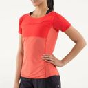 Lululemon  Run: Fast Track Short Sleeve Top Love Red Size 12 Photo 8