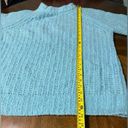 Vineyard Vines  Capri Blue Cozy Fisherman Ribbed Sweater Wool Blend Size Large Photo 3