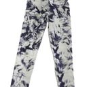 Gaiam  Leggings Womens X-Small On High Rise Soho White Purple Tie Dye Capri NWT Photo 1