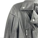 BCBGMAXAZRIA  Faux Leather Asymmetrical Moto Jacket Photo 11