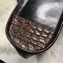 Brahmin  Black And Brown Tote Purse Large Bag 10x9x6 Photo 13