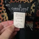 carole little Vintage Carol Little petites wildlife safari big cats zebra midi dress SZ 6 Photo 1