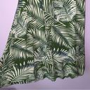 Cupshe  M Wrap Dress Midi Green Tropical Leaf Print Casual Photo 3