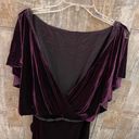 Jessica Simpson New  Open Back Purple Wine Velvet Dress Photo 5