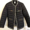 Anne Klein  Womens Tweed Trim
Outerwear Quilted Coat Photo 3