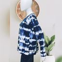 Michael Kors  Tie Dye Navy Blue Pullover Photo 1