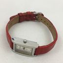 Fossil Vintage  Red Leather Strap Watch Photo 2