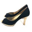 Anne Klein Black & Gold Sandals 8 Photo 3