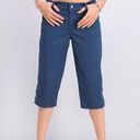 Style & Co  Blue Cropped pants. Size 8. Photo 0