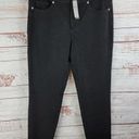 J.Jill  Black Coal Wash High-Waisted Denim Skinny Jeggings Women's Jeans Size 10 Photo 0