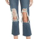 L'Agence L’Agence Jordan Ripped Distressed High Waist Crop Straight Leg Jeans Size 24 Photo 3