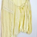 Free People  Maria Maria Lace Blouse In Lemon Gela Photo 4