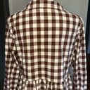 Tuckernuck  Pomander Place Saddle Brown Gingham Scarlett Button Down Blouse Photo 8