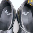 Dr. Martens Addina Platform Mary Janes Black Leather Flower Buckle Shoes Size 8 Photo 5