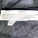Moon River Heather Gray Blanket Stitch Linen Blend Ruffle Wrap Mini Dress Photo 9