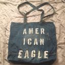 American Eagle outfitters denim blue Jean long strap bag Photo 1