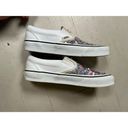 Vans  Sequence Silver and Pink And White Checkered Slip On Sneaker Women’s 8.5 Photo 5