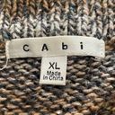 CAbi Frontier fringe detail button up sweater size XL Photo 3