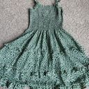 Green Floral Summer Dress Photo 1