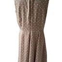 Krass&co NY &  Eva Mendes Taupe Floral Dress Size 12 Photo 4