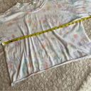 Z Supply  Organic Cotton Pastel Tie-Dye Crop Tee Large L Photo 7