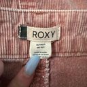 Roxy  light pink corduroy button down mini skirt size XS Photo 3