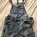 Brandy Melville Distressed Jean Overalls Photo 0
