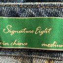 Signature 8 Signature Eight Embroidered and Appliqué Denim Mini Skirt Size Medium Photo 6