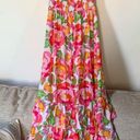 Abel the label  Strapless Maxi Dress Floral NWT Size Small Beach Photo 2