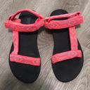 Krass&co Mission Supply  Braided Woven Neon Teva Sandals Photo 1