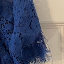 Blue Lace Maxi Dress Size L Photo 1