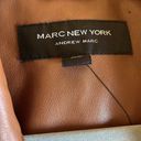 Marc New York NWT  ANDREW MARC FAUX LEATHER ONE BUTTON BLAZER JACKET LARGE Photo 6